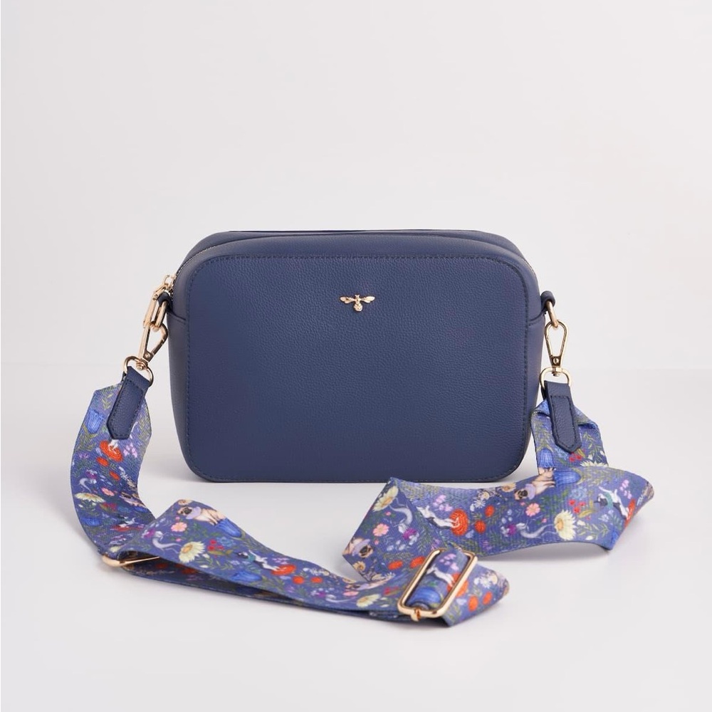 Catherine Rowe Pet Portraits Navy Blue Camera Bag